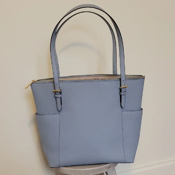 Michael Kors Light Blue Tote Bag - Picture 3 of 11